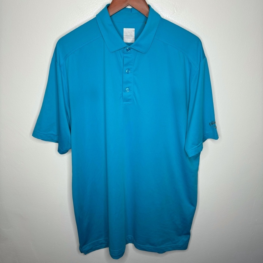 Callaway Blue Polo Golf Shirt‎ Size L